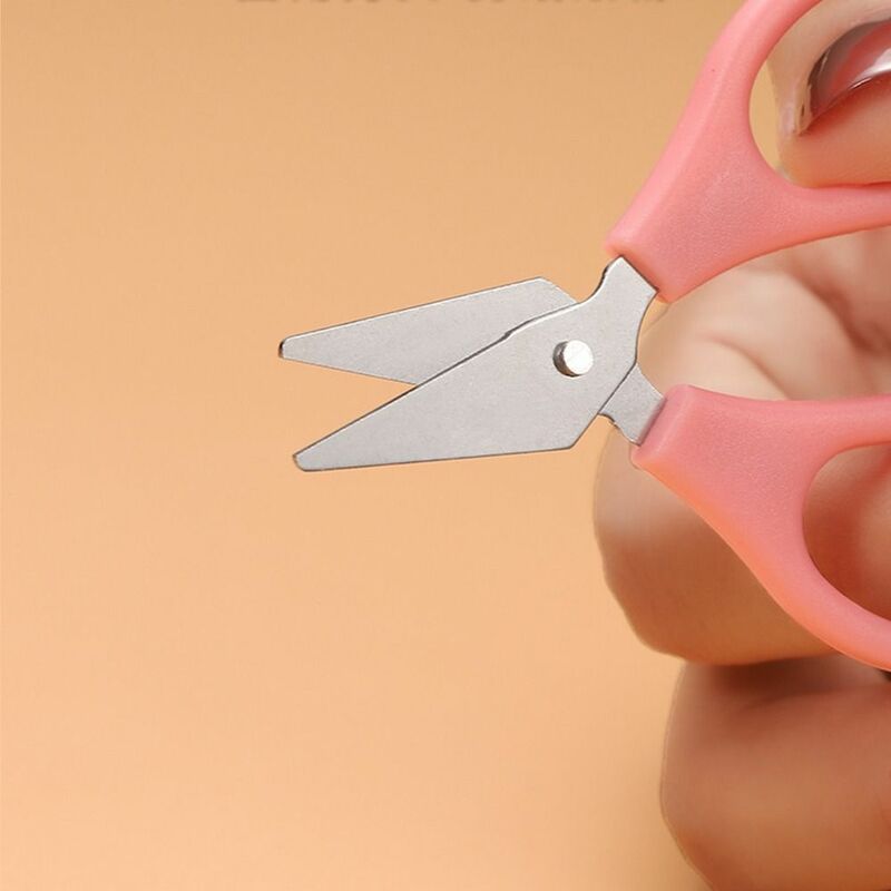 10 шт., мини-ножницы для вырезания, портативные канцелярские ножницы