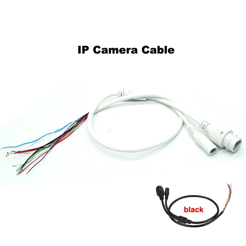 Câble de caméra IP pour réseau, remplacement RJ45, CCTV DC12V, utilisation ip