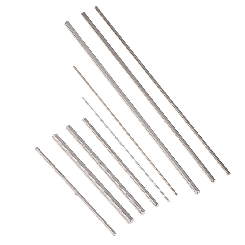 2PCS Diameter 2mm/3mm/4mm/5mm/6mm RC Stainless Steel Axles Bar Rod Linear Rail Round Shaft