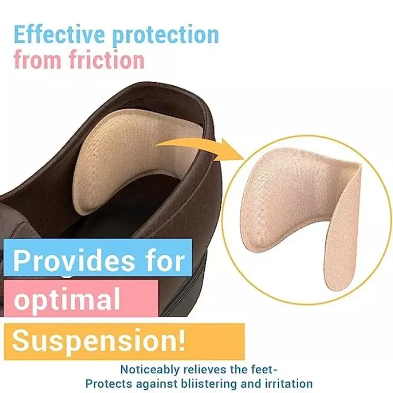 1/5Pairs Heel Insoles Patch Pain Relief Anti-wear Cushion Pads Feet Heel Protector Adhesive Back Sticker Shoes Insert Insole
