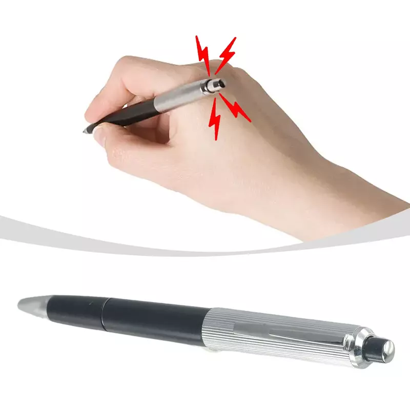 Brand New Electric Shock Pen Novelty Gag Joke Multi-function  Creative Ball Point Pen Prank Trick Toys For Office Students