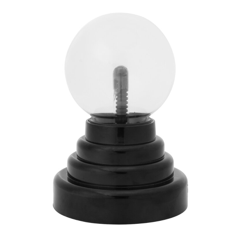 Nuovo Vetro del Plasma della Sfera Calda USB Magia Della Sfera Della Lampada Lampo Luce Del Partito Nero di Base