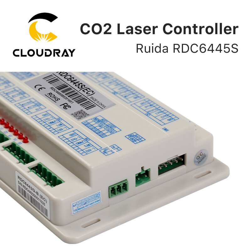 Ruida-controlador RDC6445 RDC6445G RDC6445S para máquina cortadora de grabado láser Co2, actualización RDC6442 RDC6442G