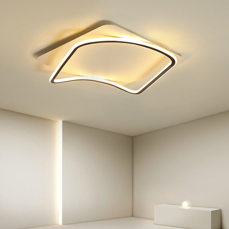 Nowoczesna lampa sufitowa LED do salonu jadalnia sypialnia szatnia hala lampa sufitowa oprawa domowe lampki dekoracyjne blask oprawy