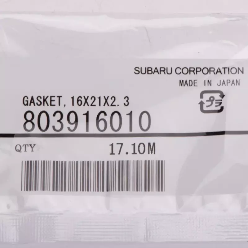 6 шт., пробка для слива автомобильного масла, прокладка для мойки 16 мм 803916010, замена для Subaru 2011-2018