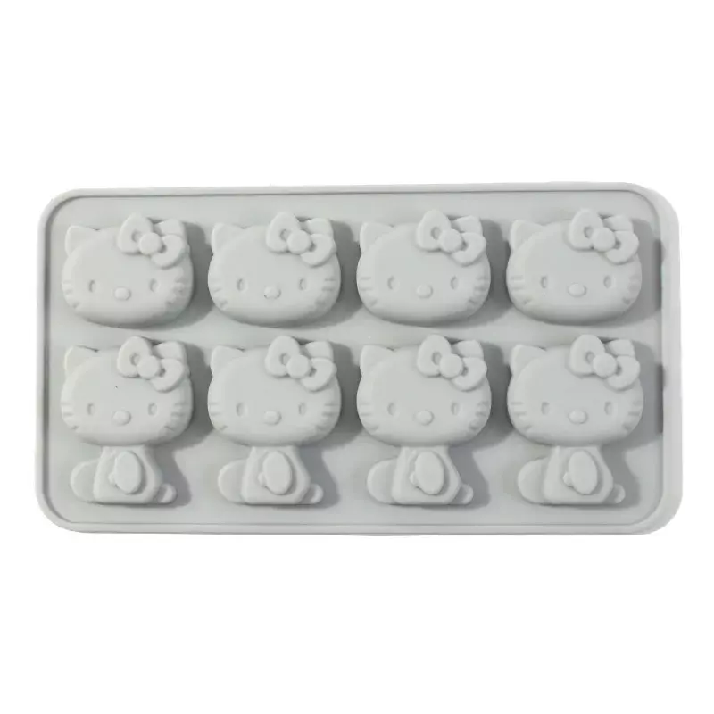 Kawaii Hello Kitty Ice Tray Silicone Mold Sanrio Cute Kuromi DIY Chocolate Biscuit Mold Baking Tool    My Melody Candy Mold Gift