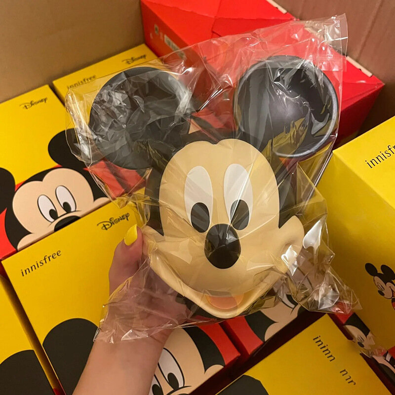 Disney mickey 19cm mealheiro caixas de dinheiro armazenamento crianças brinquedos decoração casa caixa de poupança de dinheiro mickey figura de ação crianças presente de natal