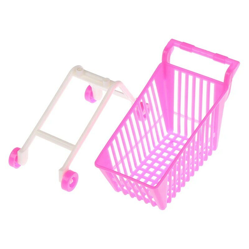 1pcs Children's Toys Mini Shopping Cart Toy Doll Accessories Gifts For Kids