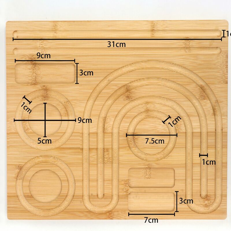 1PCS New Bamboo Combo Beading Board for Jewelry Bracelet Making and Other Jewelry Necklaces Design Beading Mats Trays
