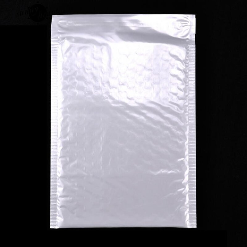 Busta a busta in schiuma bianca antiurto busta a bolle imbottita autosigillante con pellicola perlata per imballaggio di spedizione per ufficio