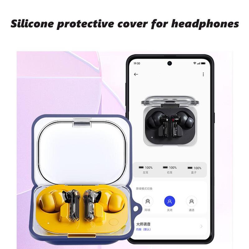 Hanya casing pelindung untuk tidak ada telinga Headset BT nirkabel perlindungan ruang pengisian Anti selip lengan rumah dapat dicuci Anti debu