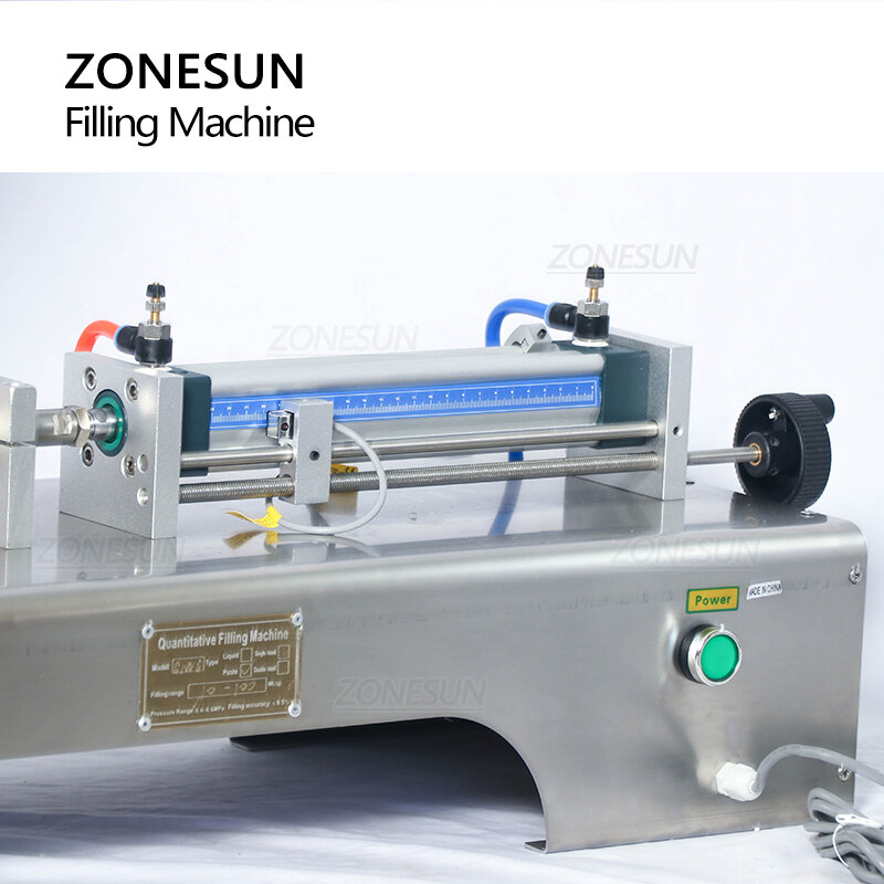 Zoneuun ZS-GTPC1-蜂蜜充填機,ジャー,ソース,ジャム,食品,飲料用の空気圧式ディスペンサー