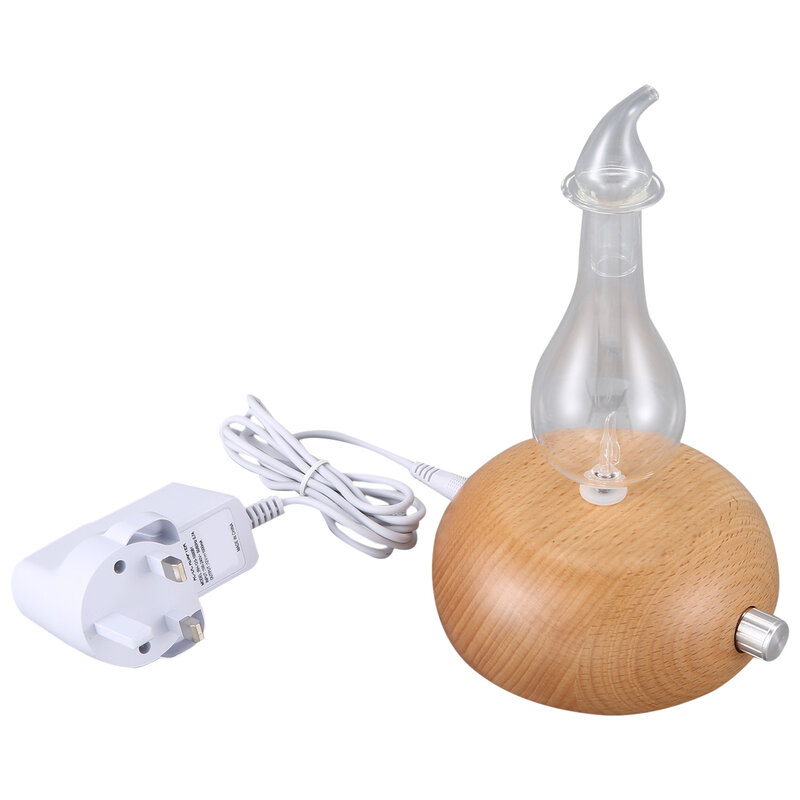 Wooden Glass Aromatherapy Pure Essential Oils Diffuser Air Nebulizer Humidifier Household Humidifier Air Conditioning Appliance