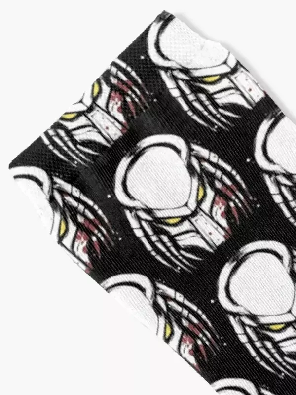 Calcetines de algodón con máscara de Predator para hombres y mujeres, regalos sueltos