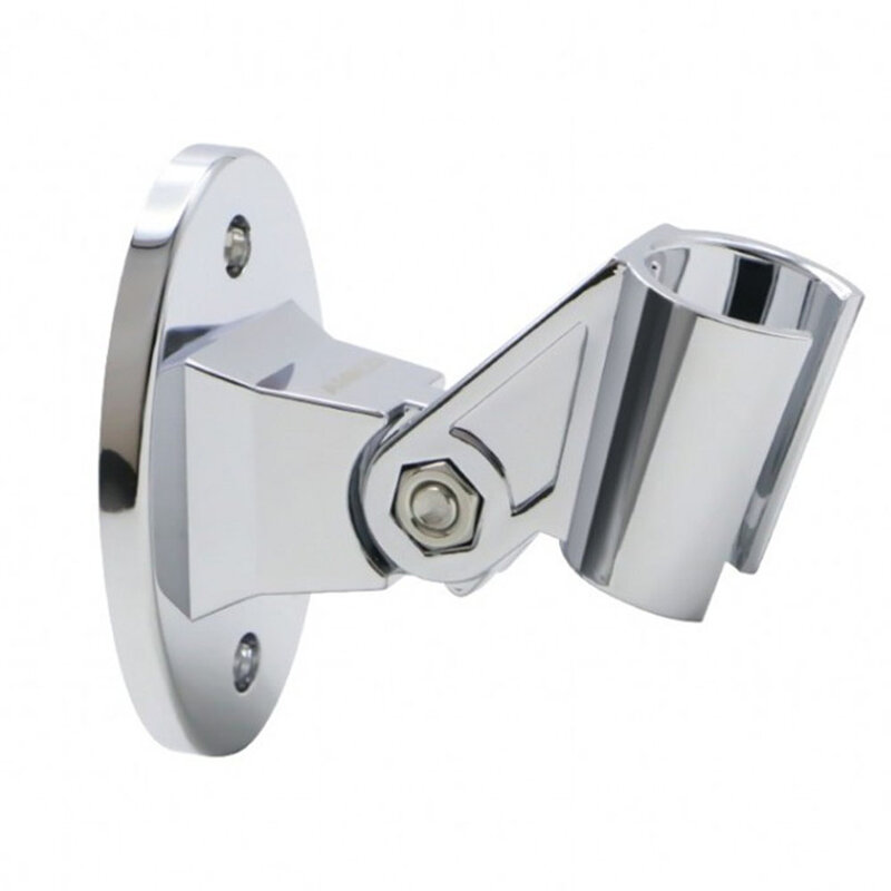 Durable Hot Sale Shower Bracket Shower Holder 1PCS 7*5CM Adjustable Silver The Adjustable Function Chrome Finish