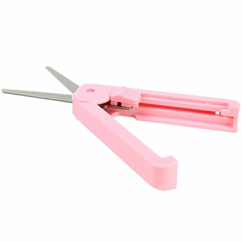Portable DIY Paper-Cutting Office Stationary Safe Folding Scissor Handwork Art Tools Handcraft Scissor Mini Fodable Scissor