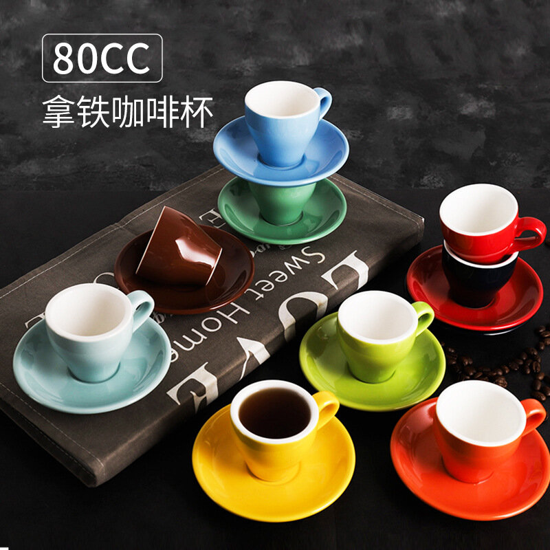 1 set, coffee cup and saucer, latte cup, unique olive green and lotus coffee cup-a creative coffee cup and saucer.
