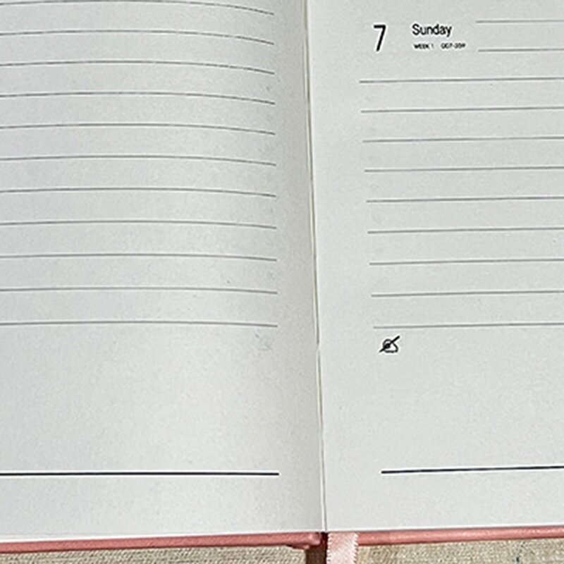 Caderno Planejador Diário para Escritório, Diário, Semana a Ver, Presente de Natal, Vermelho, Diário A5, 2022, 21x14cm