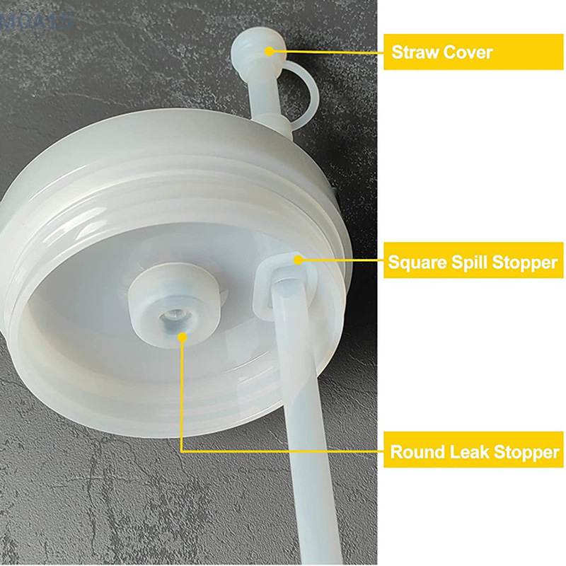 Ensemble de bouchons anti-fuite en silicone pour gobelet à eau, accessoires anti-fuite, compatible avec Stanley Cup, 40oz, 30oz, 3/6