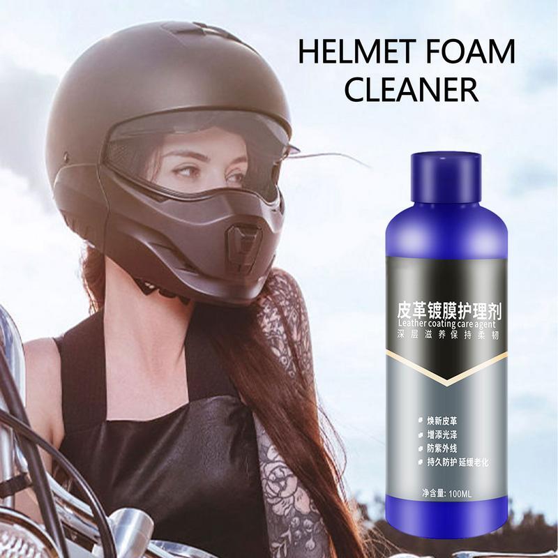 Motorrad reinigungs spray keine Spülung Windschutz scheiben reiniger Scheinwerfer Fahrrad hut Schutz ausrüstung Handschuhe Kopf bedeckung Reinigung für Fahrräder