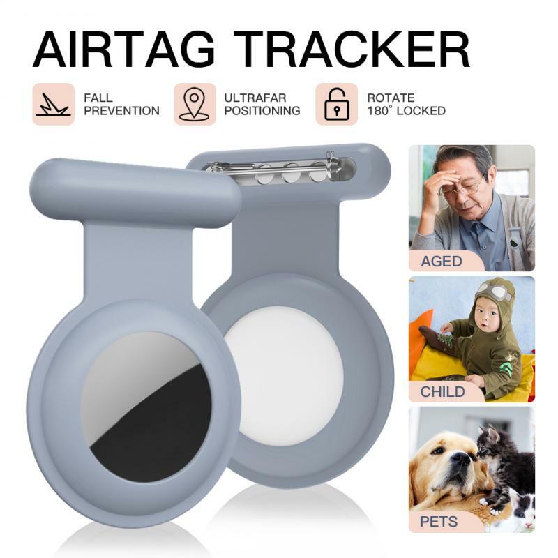 Silikonowy brelok do lokalizatora Airtags silikonowy pokrowiec zabezpieczający przed zgubieni dla dziecka odzież dla zwierząt Tracker etui ochronne