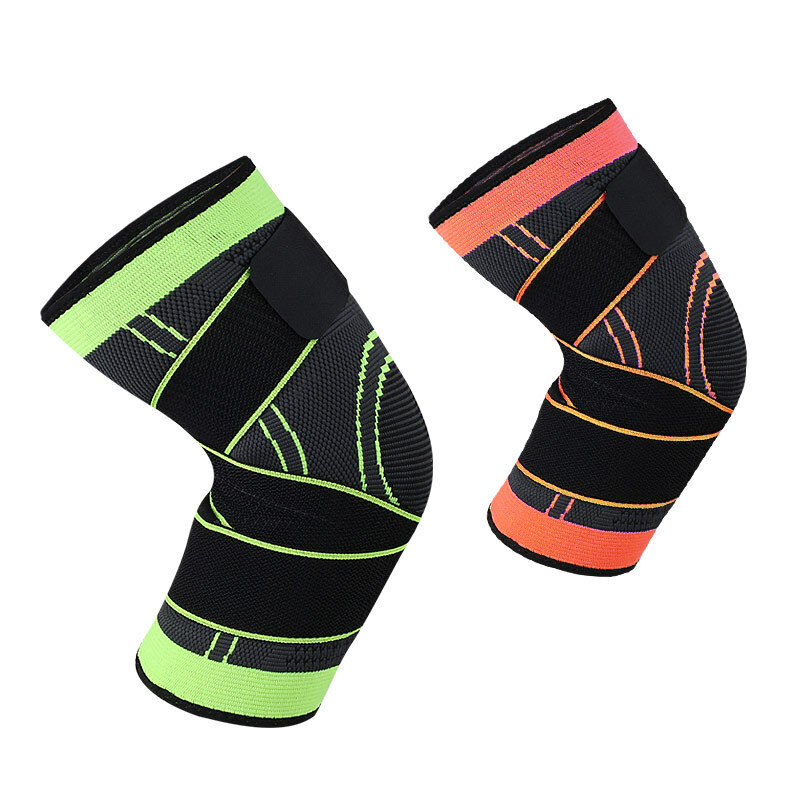 1/2Pcs Knee Compressions Sleeve Sports Knee Guards Sport Exercise Outdoor Dual Pressure Binding Guards Keep Knees Breathable