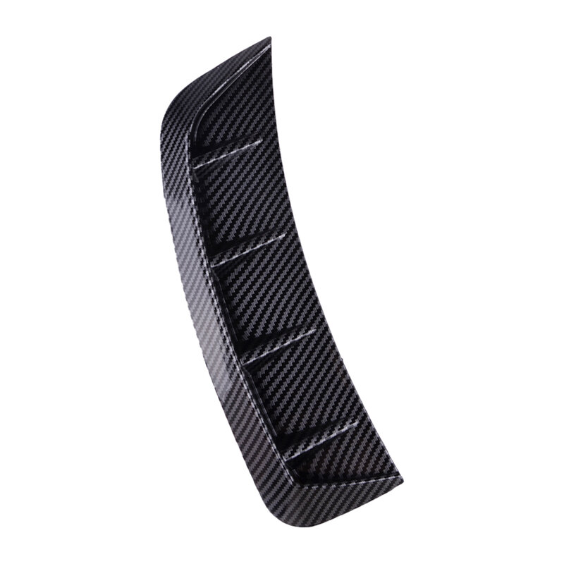 1 Pair Universal Car Auto Wheel Arch Eyebrow Sticker Protector Strip Side Fender Trim Cover Black Carbon Fiber Style ABS