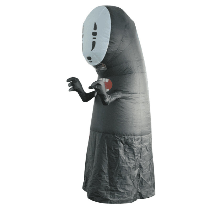 Spirited Away człowiek bez twarzy nadmuchiwane kostiumy odzieży Cosplay dla dorosłych impreza z okazji Halloween wydajność klub nadmuchiwane kostiumy