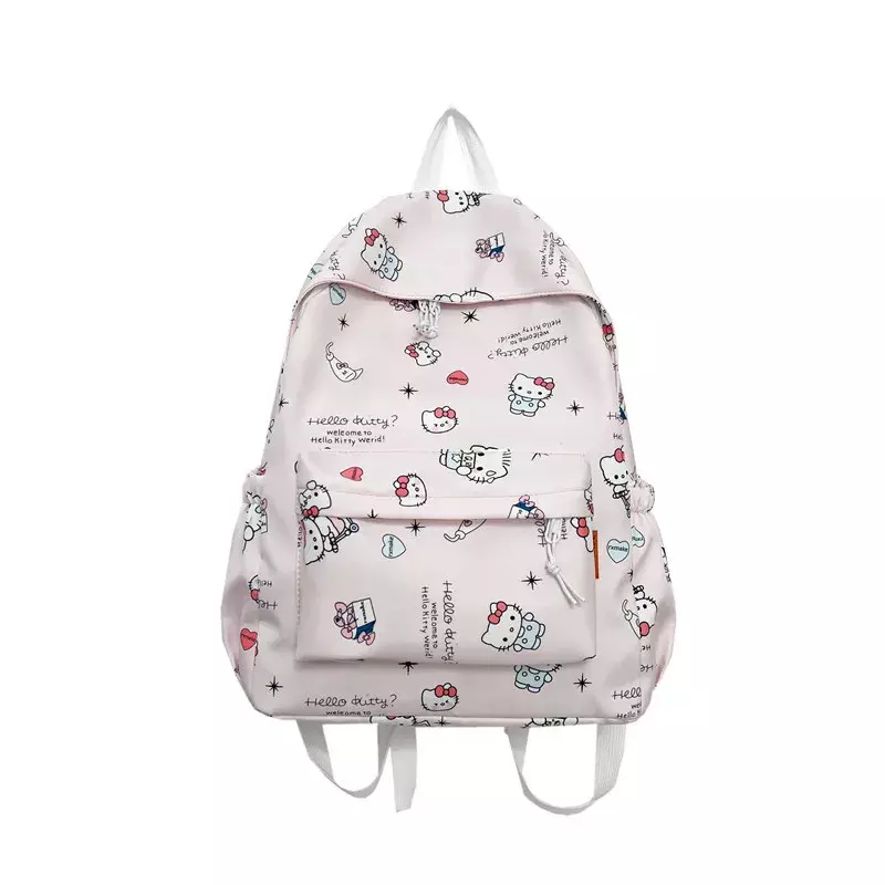 Sanrio Hello Kitty New Book Backpack Cute Fashion Large Capacity Women's Backpack Middle School Student High School School Bag