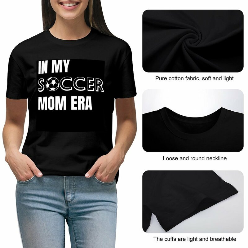 In meiner Fußball-Mutter-Ära T-Shirt niedliche Kleider hemden grafische T-Shirts Anime-Kleidung übergroße Trainings hemden für Frauen