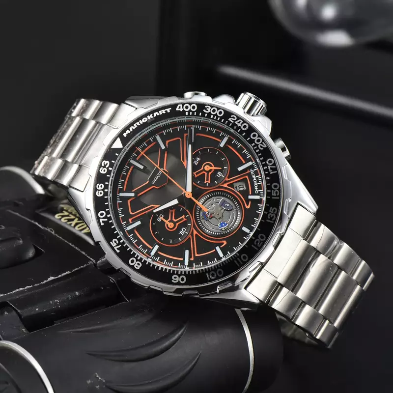 Relógio de pulso quartzo impermeável masculino, Relógios AAA Top, Data Automática, Alta Qualidade, Diário, Melhor Marca de Luxo