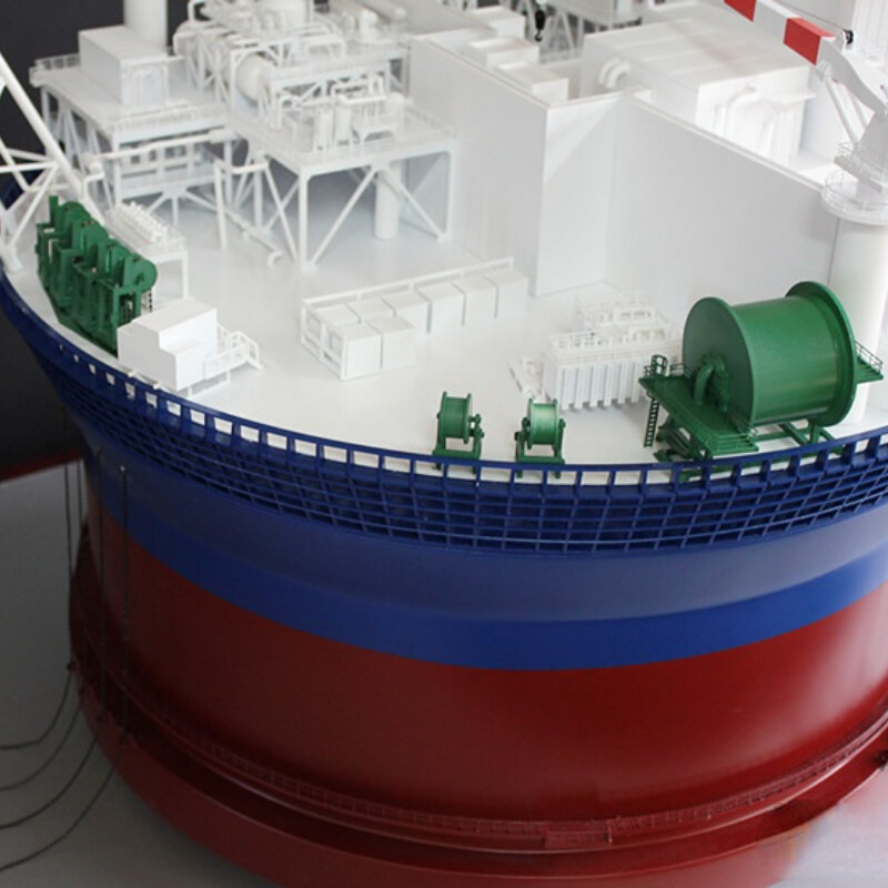 Sevan650-Offshore Oil Drilling Platform, Marine Engineering Model Ship, pré-venda, 50 cm de diâmetro