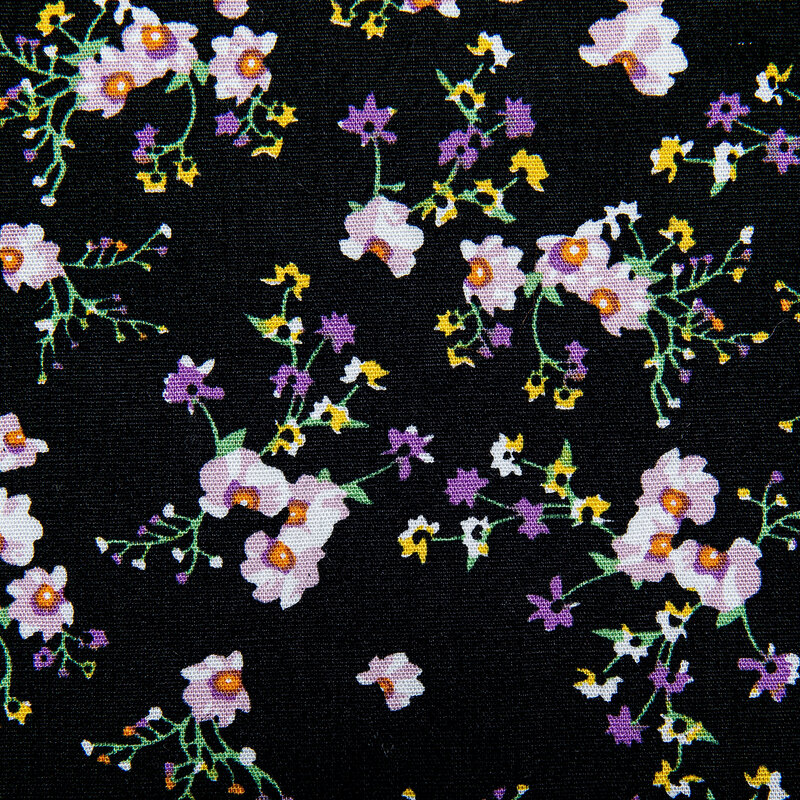 Conjunto de gravatas de algodão floral masculino, clipes quadrados de bolso, gravatas casuais, acessórios para casamento, festa, atacado, 6,5 cm
