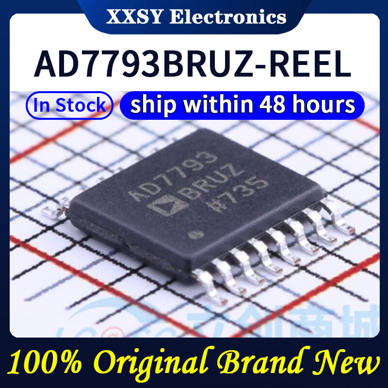 高品質AD7793BRUZ-REEL、TSSOP-16、ad7793、100% オリジナル新品