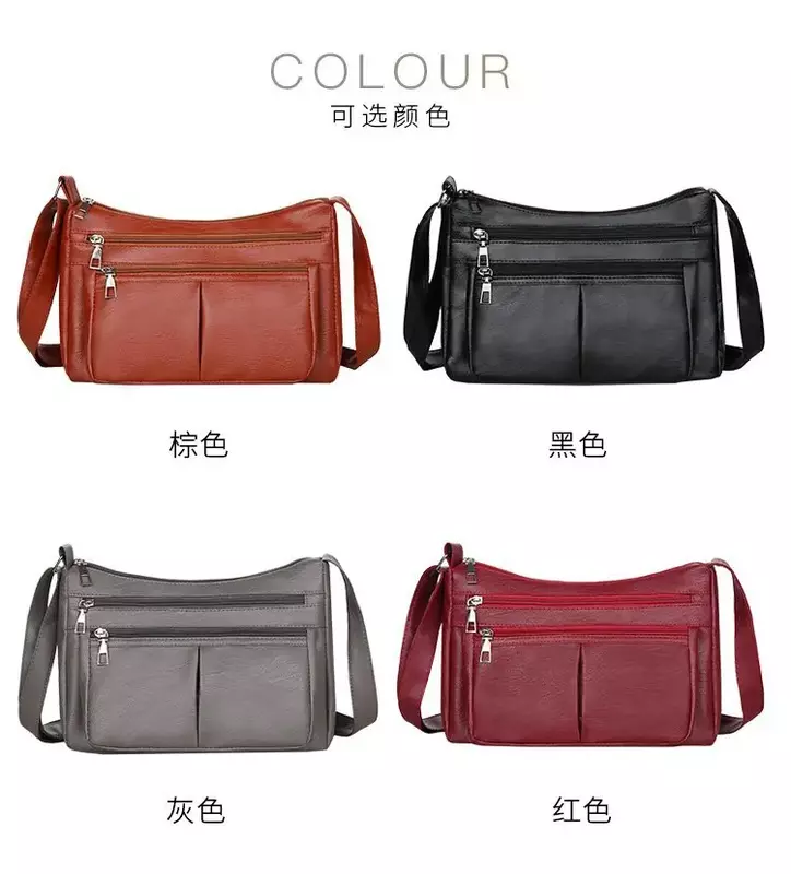 BBA164   Spanish round label solid color handbag crossbody shoulder bag new foreign trade lunch bag