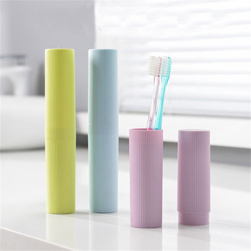 Kotak sikat gigi portabel, baru wadah penyimpanan pembersih gigi, pengatur kotak penyimpanan luar ruangan