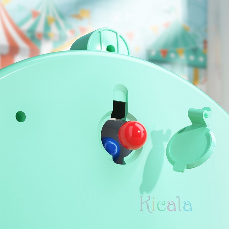 Mainan mesin permainan bola kacang pilihan untuk anak-anak, hadiah mainan anak laki-laki perempuan edukasi listrik Puzzle interaktif orangtua-anak pencahayaan
