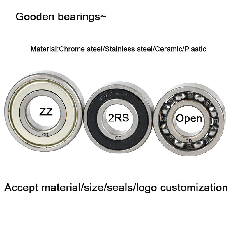 1pcs 6000 6001 6002 6003 6004 6005 6006 6007 6008 2RS/ZZ Rubber Sealed Deep Groove Ball Bearing Miniature Bearing