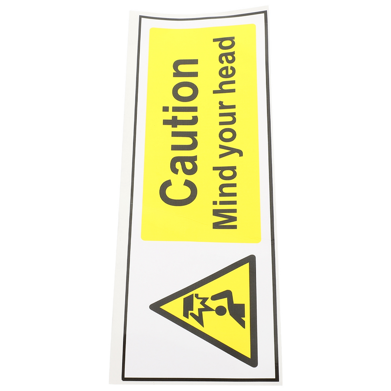 Be Careful Head Sticker Self Adhesive Warning Sign Low Ceiling Signs The Pvc Mind Your