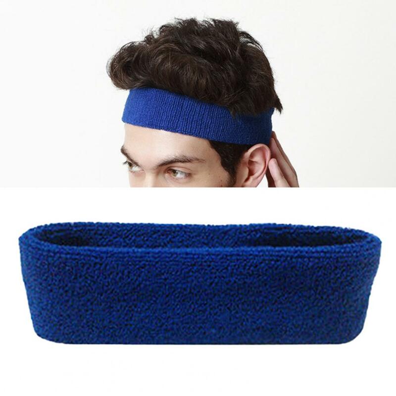 Sweatband tênis esporte bandana voleibol ginásio cabeça elástica cinto esporte cabeça banda yoga exercício faixas de cabelo treino envoltório do cabelo