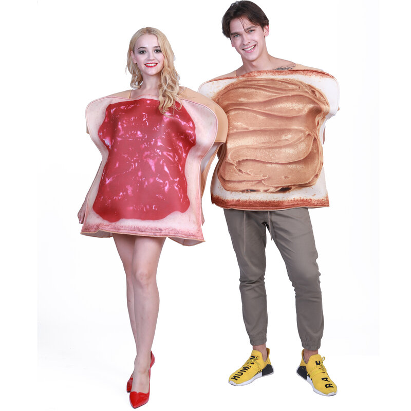 Lustiges Paar Marmelade Essen Set Halloween Party Dress Up Kostüm