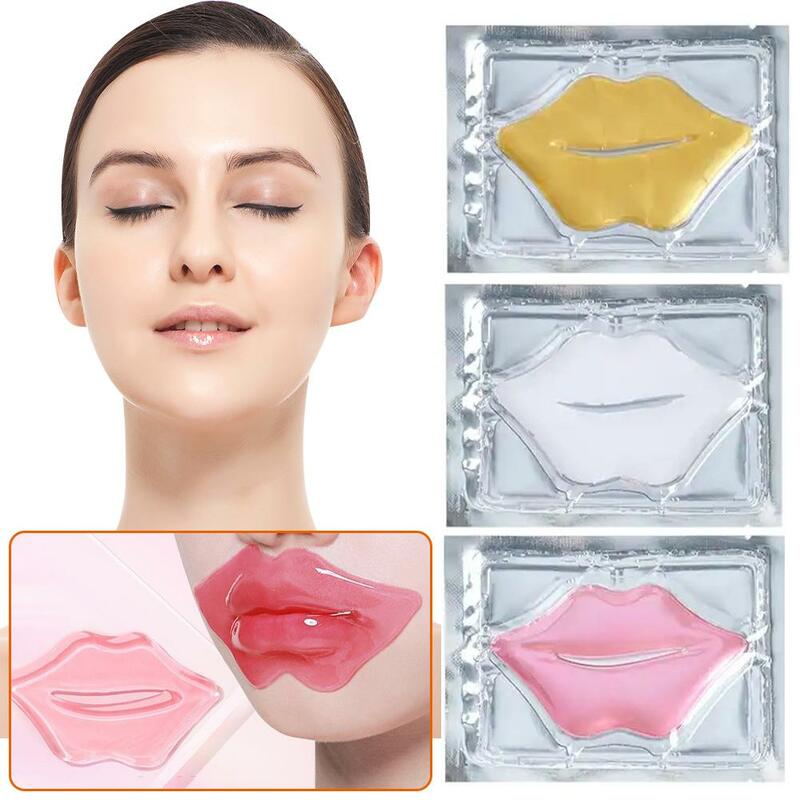 Parches de colágeno para el cuidado de los labios, almohadillas hidratantes nutritivas antiarrugas, Gel de belleza para el cuidado de los labios, R3j8, 1 piezas