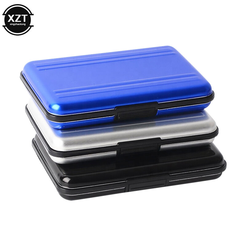 휴대용 마이크로 SD 카드 홀더, SDXC 스토리지 홀더, 메모리 카드 케이스 보호기, 알루미늄 케이스, SD/ SDHC/ SDXC/마이크로 SD용 16 솔트