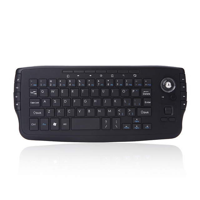 Приличный дизайн, портативная фотовспышка для ноутбука, ПК, многофункциональная воздушная мышь Trackball, беспроводная мини-клавиатура 2,4G