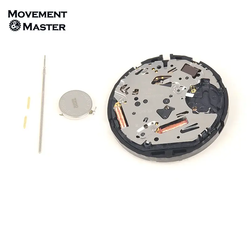 Mouvement à quartz photocinétique japonais SeATM VR43B, date à 6 aiguilles, 3 calendrier unique, accessoires de mouvement de montre
