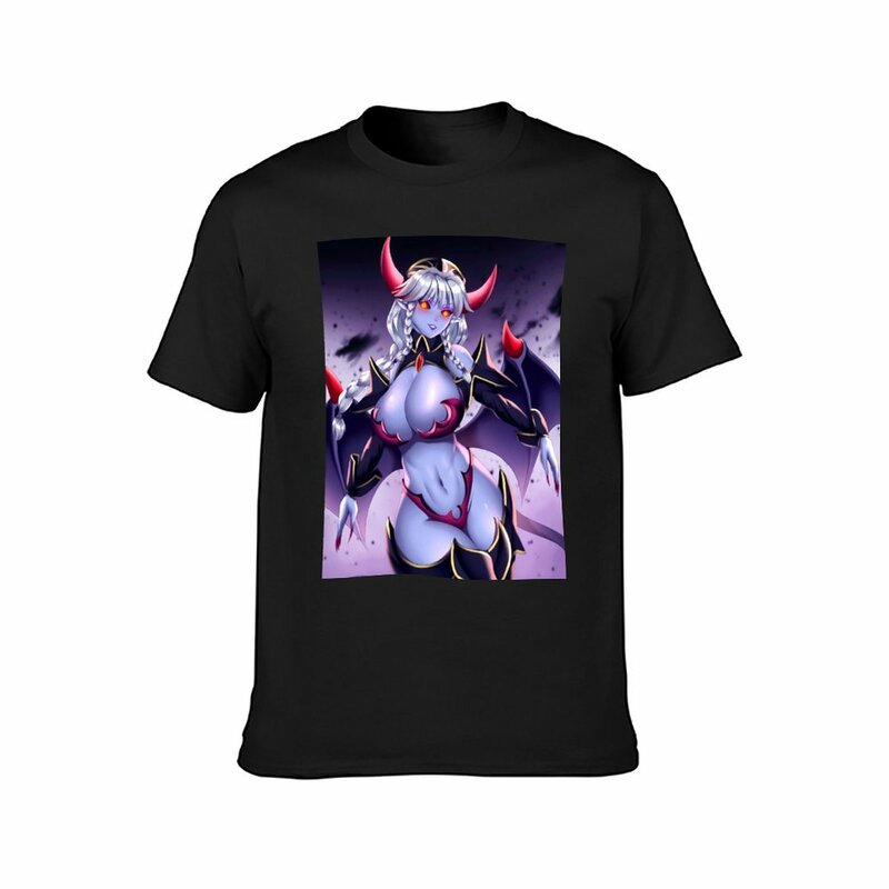 Grayfia Lucifer High School DxD Artwork para Otaku T-Shirt, Gráficos Blanks, Camisetas masculinas de algodão