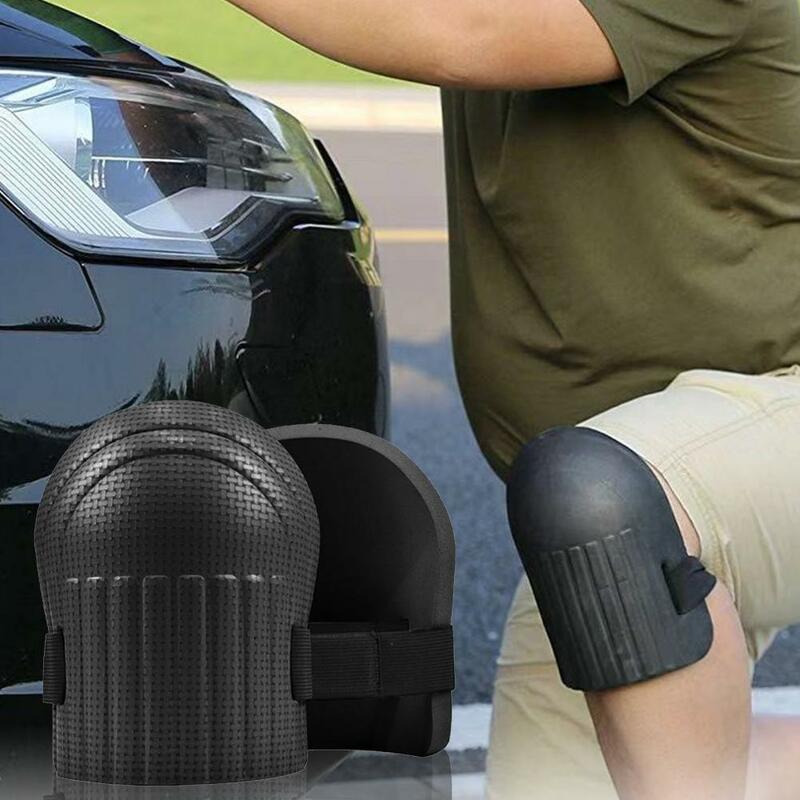 1 Pair Knee Protection Pads Anti Skid Tile Workers Knee Protectors Floor Brick Cement Garden Work Knee Supports Protective Gear