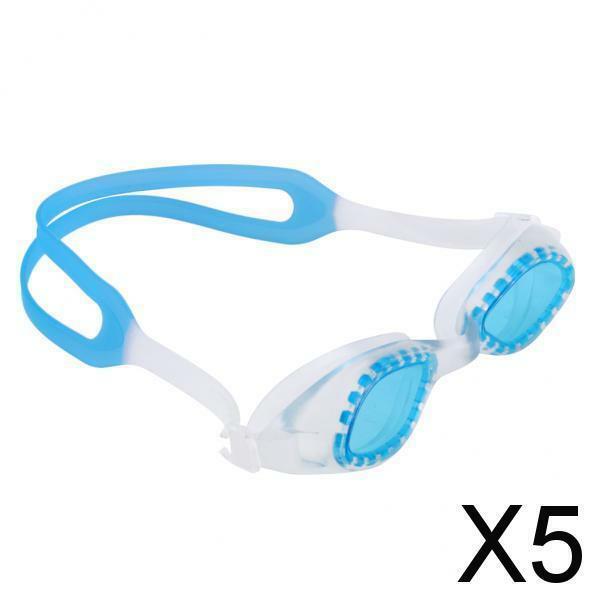 نظارات سباحة للأطفال مضادة للضباب ، نظارات مضادة للماء ، نظارات بحيرة زرقاء ، 5 * *