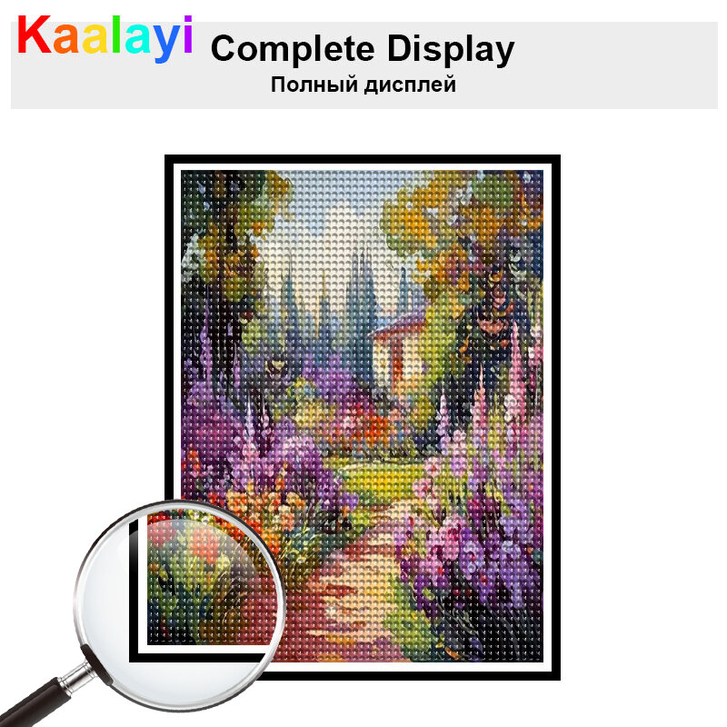 Scenic Pink Tree 5D Diamond Painting New Collection House Sailboat Full Mosaic Arts Diy Rhinestone Embroidery Picture Wall Decor