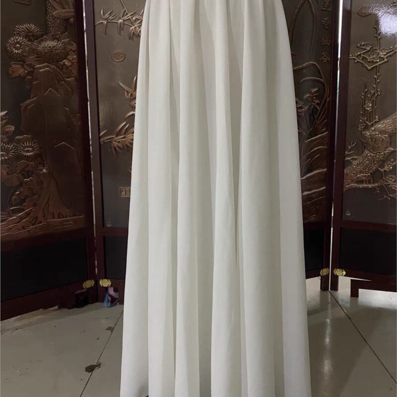 Baju Han wanita China, baju Slip 3.7 Beige